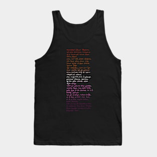 Hymn to Aphrodite: Ancient Greek poem (sunset pride flag) Tank Top